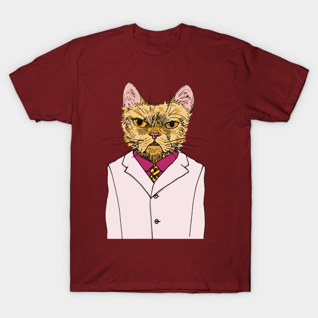 Business Cat: The Chief Executive Meow-ficer T-Shirt by GOATSgear